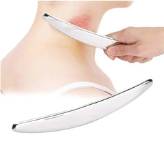 Stainless Steel S-Shaped Gua Sha Tool | Deep Tissue Relief & Body Sculpting