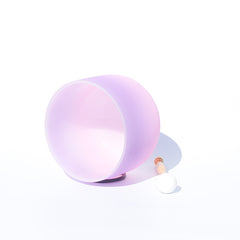 Authentic Crystal Singing Bowl for Music and Meditation