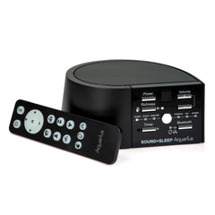 Adaptive Sound Technologies Sound + Sleep Aquarius Aquatic Noise Machine - White Noise Machine - Non-Looping Water Sounds for Sleep & Relaxation - with Sleep Timer & Headphone Jack - Black