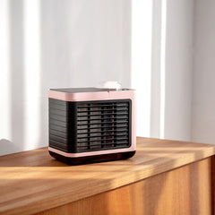USB Rechargeable Mini Air Cooler Fan | Negative Ion Technology | 3 Speeds