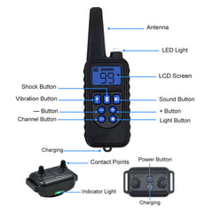 Dog Training Collar with Remote & Bark Control | Humane Multi-Mode Trainer