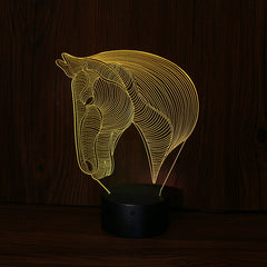 LED Night Light - Horse Head Design