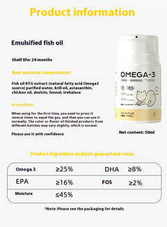 Cat Butler Emulsified Omega-3 Fish Oil for Cats