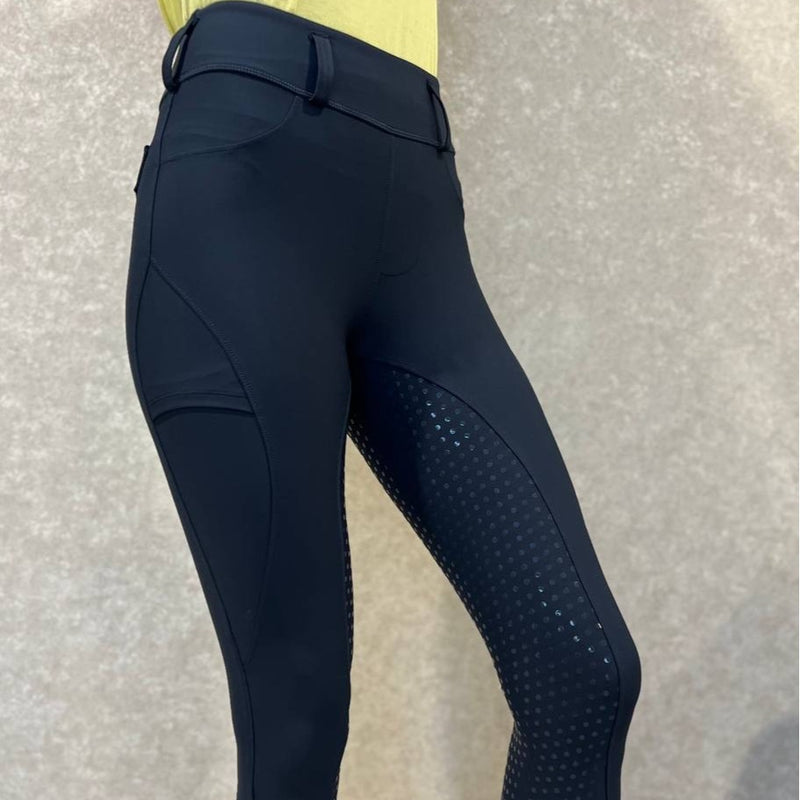 Full-Seat Silicone Equestrian Riding Tights