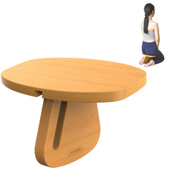 HOSUKU Portable Meditation Stool - Detachable Pine Wood Prayer Bench Ergonomic Meditation Chair Ideal Yoga Stool for Comfort and Stability - Perfect for Meditation Yoga and Outdoor Use