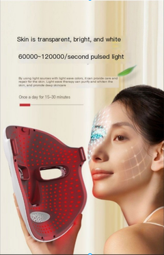 7-Color LED Light Therapy Facial Mask | Clinical Skin Renewal at Home