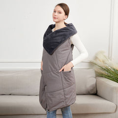USB Heated Blanket with Wearable Vest and Shawl
