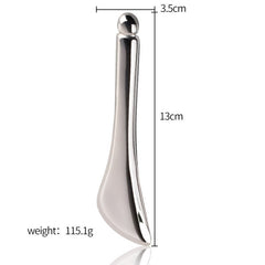 Stainless Steel S-Shaped Gua Sha Tool | Deep Tissue Relief & Body Sculpting