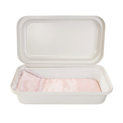 Pet Memory Shop Classical Pet Casket – Safe Durable and Elegant Burial Box for Dogs Cats and Pets – Secure & Loving Memorial Pet Loss Gift Ideal for Honoring Pet Loss (Large - White/Pink)