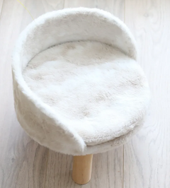 Plush Wooden Pet Sofa Nest