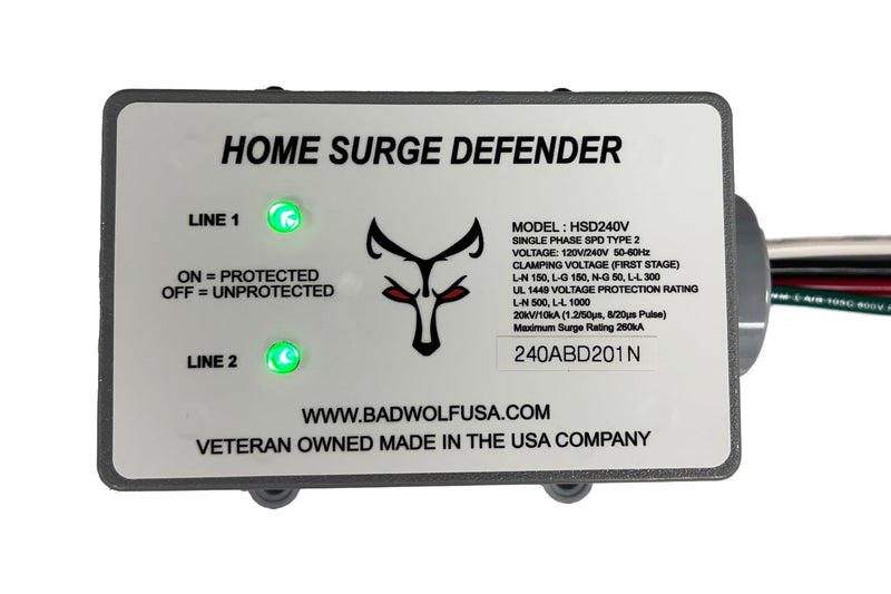 Whole House EMP Surge Protector 260kA of Surge Protection to Shield Your Home from Transient Surges Such As Lightning EMP CME Solar Flare and More