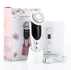 7-in-1 EMS Facial Massager with LED & Vibration | Complete Skin Renewal System