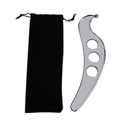Stainless Steel S-Shaped Gua Sha Tool | Deep Tissue Relief & Body Sculpting