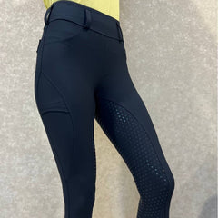 Silicone Full-Seat Equestrian Riding Tights for Outdoors