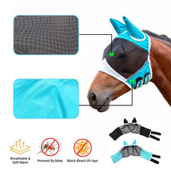 Breathable Insect-Resistant Horse Hood
