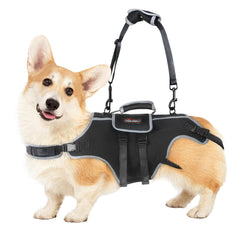 Dog Lift Harness Dog Back Brace Full Body Dog with Handle & Adjustable Lifting Straps Dog Carrier Sling for Joint Injuries Arthritis Paralysis Up Stairs(S)