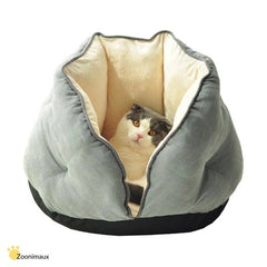 Plush Round Cat & Dog Bed