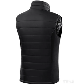 Standing Collar Heated Vest | Lightweight Polyester | Equestrian & Casual Wear