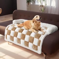 Cozy Plush Pet Bed | Thickened Cushion | Cats & Dogs | 75cm & 95cm
