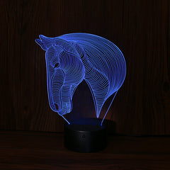 LED Night Light - Horse Head Design