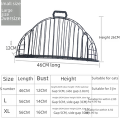 Cat Bathing Cage with Drying Function and Secure Design