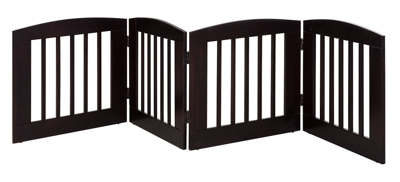BarkWood Pets Freestanding Pet Gate with Four 24