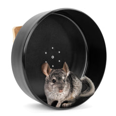 Niteangel Silent Chinchilla Exercise Wheel - 13.8 Large Activity Running Small Animal Wheel for Chinchilla Degu or Other Similar-Sized Pets
