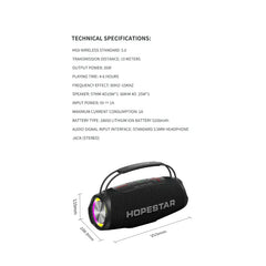H53 Waterproof Outdoor Bluetooth Speaker