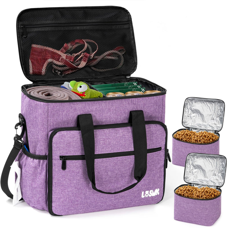 Multi-Pocket Pet Travel Tote Bag