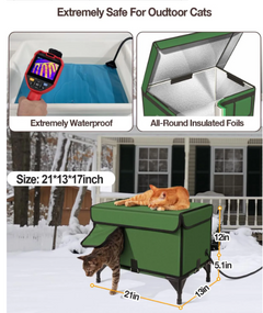 PawsWarm Foldable Cat Cage