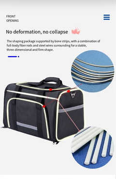 Folding One-Shoulder Pet Carrier