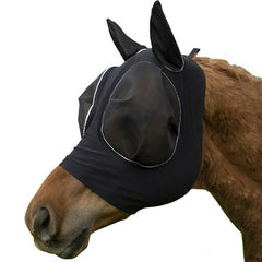 Horse Fly Mask | Cotton Knit & Mesh | Mosquito Protection | 5 Colors