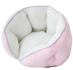 Plush Round Cat & Dog Bed