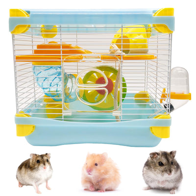 2-Layer Portable Dwarf Hamster Cage