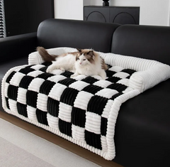 Cozy Plush Pet Bed | Thickened Cushion | Cats & Dogs | 75cm & 95cm
