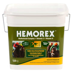 Thoroughbred Remedies TRM Hemorex Powder Horse Feed Supplement | Contains Vitamin C Vitamin K and Bioflavinoids for Healthy Blood Vessels and Lungs - 1.5 kg