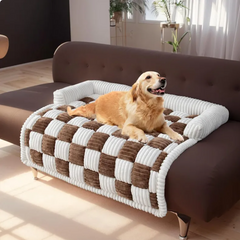 Cozy Plush Pet Bed | Thickened Cushion | Cats & Dogs | 75cm & 95cm