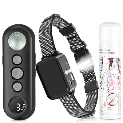 Citronella Training Collar Spray Dog Training Collar Safer Citronella Bark Collar 3 Training Modes Humane Citronella Dog Bark Collar Suitable for S/M/L Dogs
