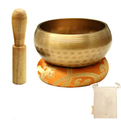 Bronze Meditation Chime Bowl | Sound Healing & Mindfulness