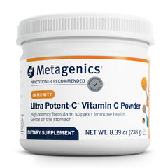 Metagenics Ultra Potent-C Powder - Immune Support Supplements* - Gentle On Stomach - with Bioflavonoids L-Glutathione & L-Lysine - Non-GMO - Gluten-Free - 8.39 oz