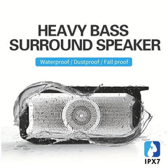 Wireless IPX67 Waterproof X3 Bluetooth Speaker Subwoofer