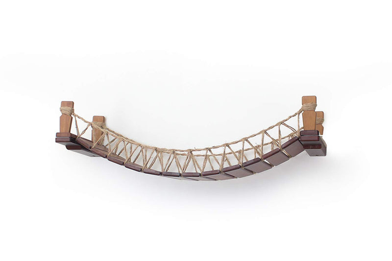 CatastrophiCreations Cat Bridge Wall-Mounted Play and Lounge Toy Cat Tree Tower Alternative for Pets