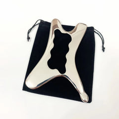 Stainless Steel S-Shaped Gua Sha Tool | Deep Tissue Relief & Body Sculpting