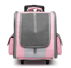 Breathable Pet Trolley Backpack for Outings