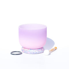 Authentic Crystal Singing Bowl for Music and Meditation