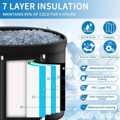 Portable Multi-Layer Ice Bath Tub | Cold Immersion