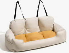 Luxury Cotton Pet Travel Seat | Large Dog & Cat Car Seat
