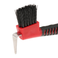2-in-1 Horse Hoof Pick & Brush | PP & Metal | 16.5cm