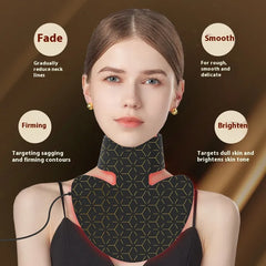 Neck Silicone Mask Led Red Blue Light Beauty Skin Rejuvenation