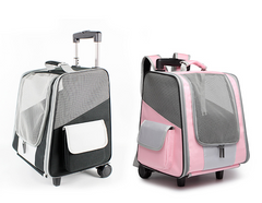 Breathable Pet Trolley Backpack for Outings